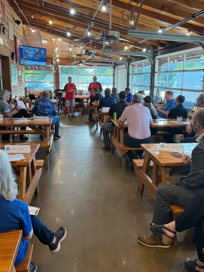 Members at a Thursday meeting